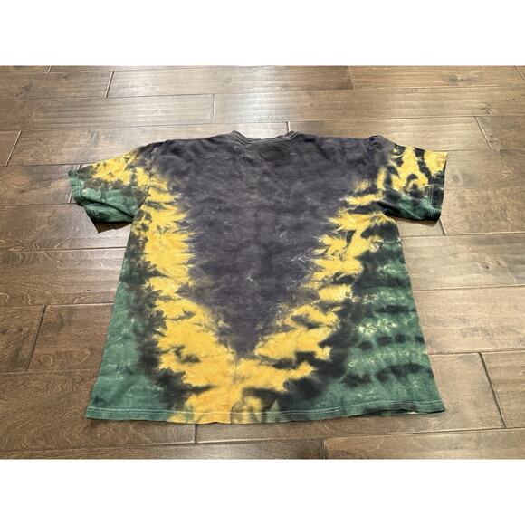 Vintage Delta Pro Ireland Green Shamrock Irish Clover Tie-Dye T-Shirt Size XL - Picture 3 of 9